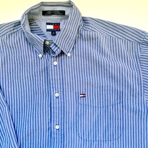 Tommy Hilfiger Men’s Medium Pinstripe Button Down